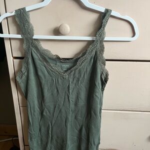 Avon Women's Olive Lace Camisole